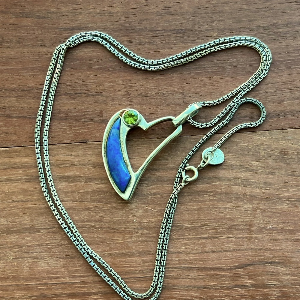 Nikki Butler 925 Sterling Silver lapis lazuli necklace